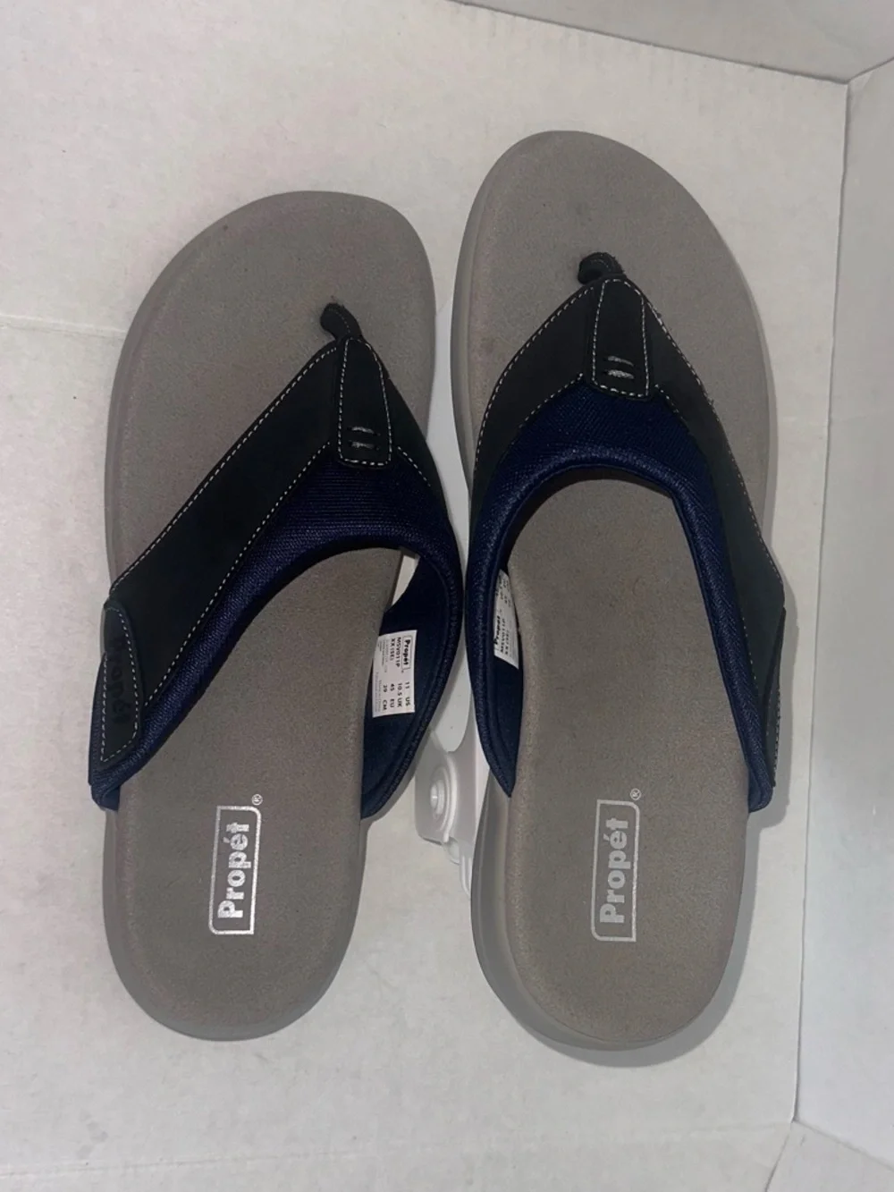 PROPET Easton Cushion Flip Flop Sandal Leather Men's SZ 11
